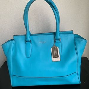 Leather Coach Tote